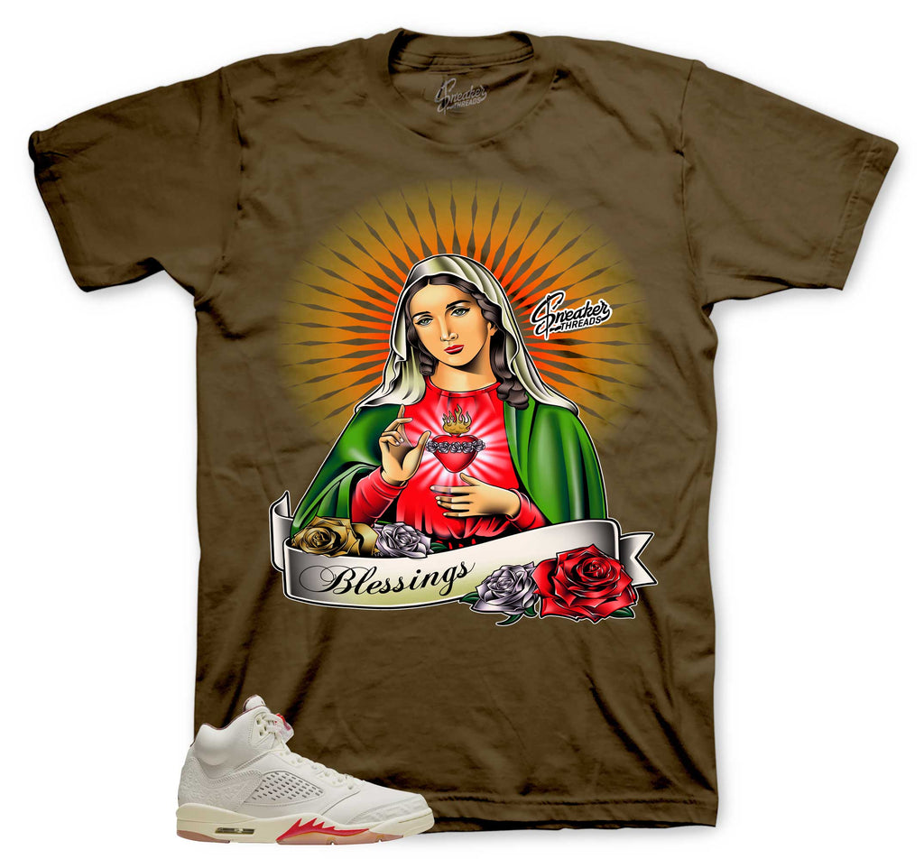 Retro 5 "El Grito" Virgen Maria Shirt