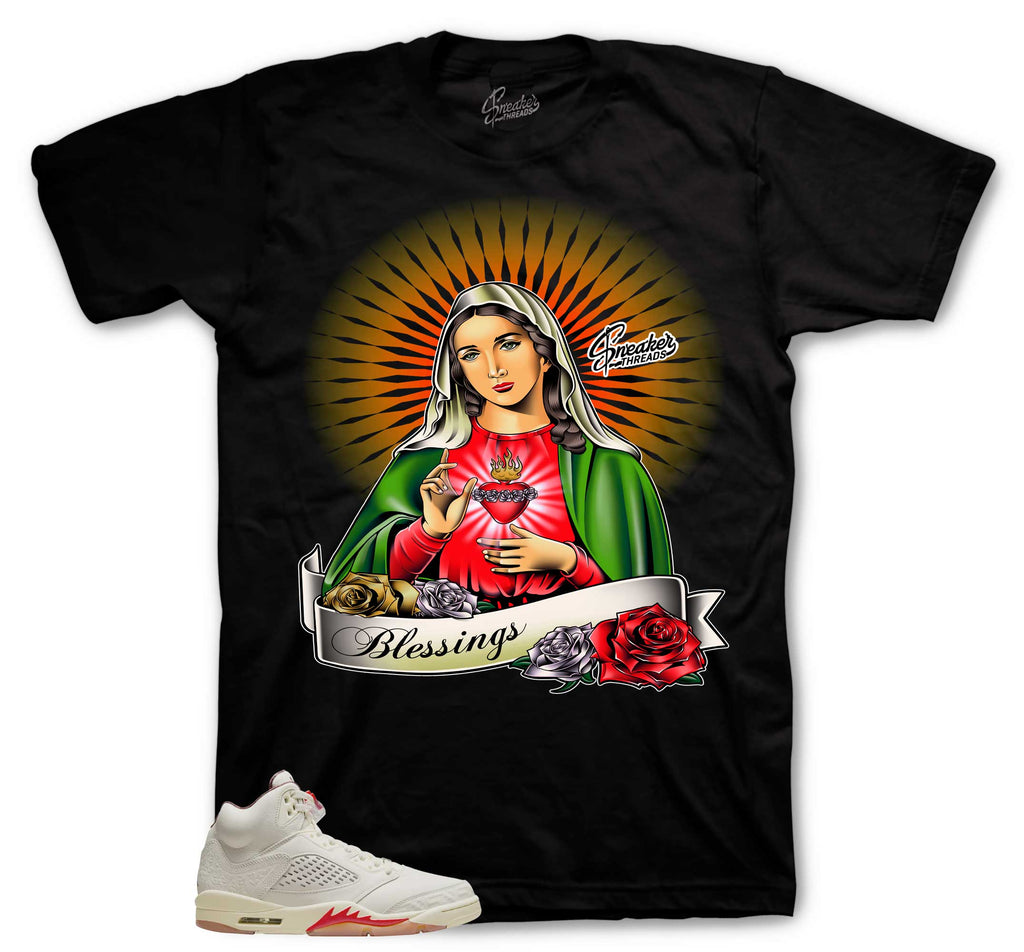 Retro 5 "El Grito" Virgen Maria Shirt