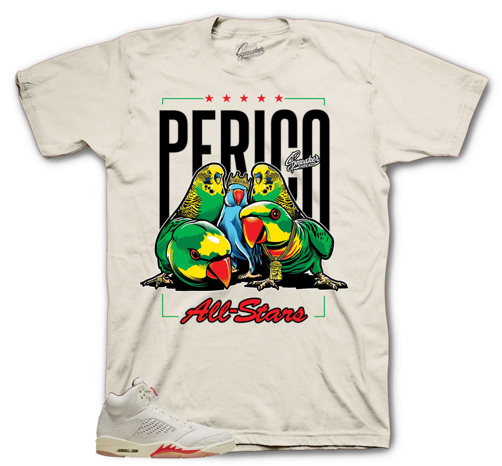Retro 5 "El Grito" Perico All Stars Shirt
