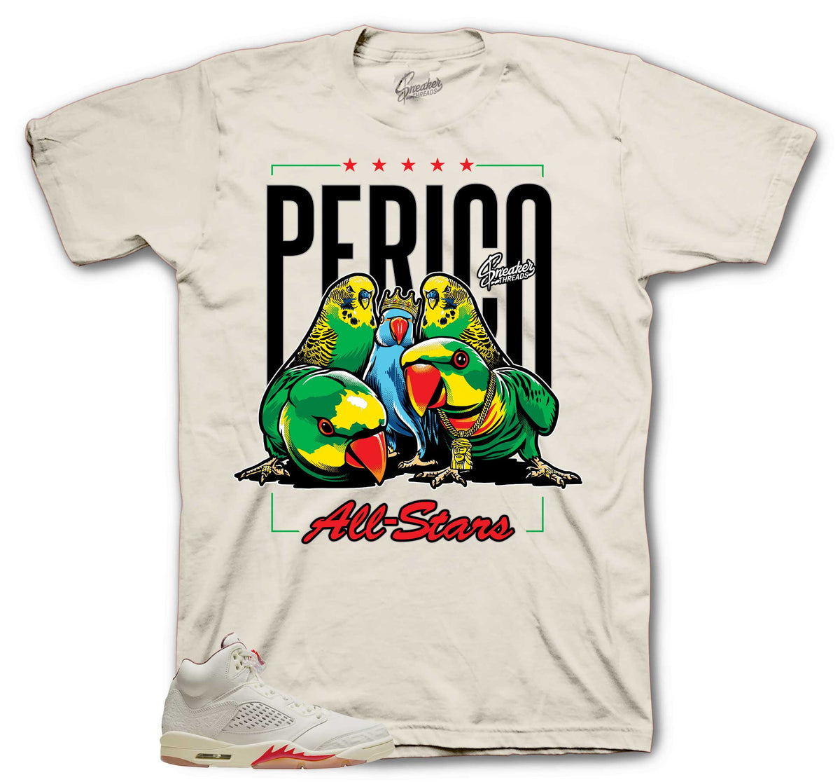 Retro 5 "El Grito" Perico All Stars Shirt