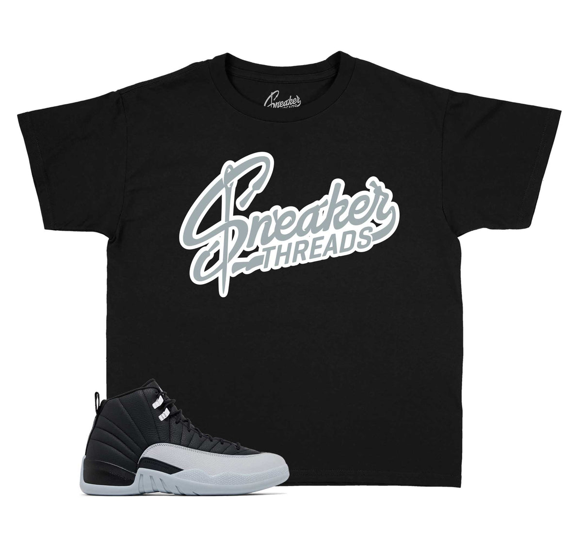 Kids- Wolf Grey 12 St Logo Shirt