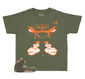 Kids - Olive 5 Raging Face Shirt
