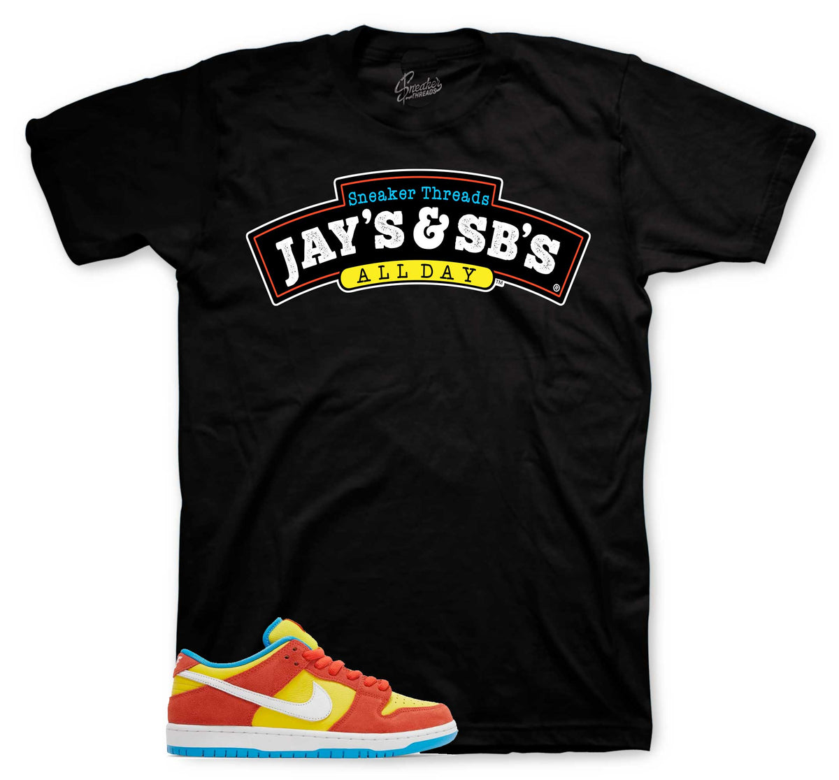 Dunk SB Low Bart Jays & Sbs Shirt