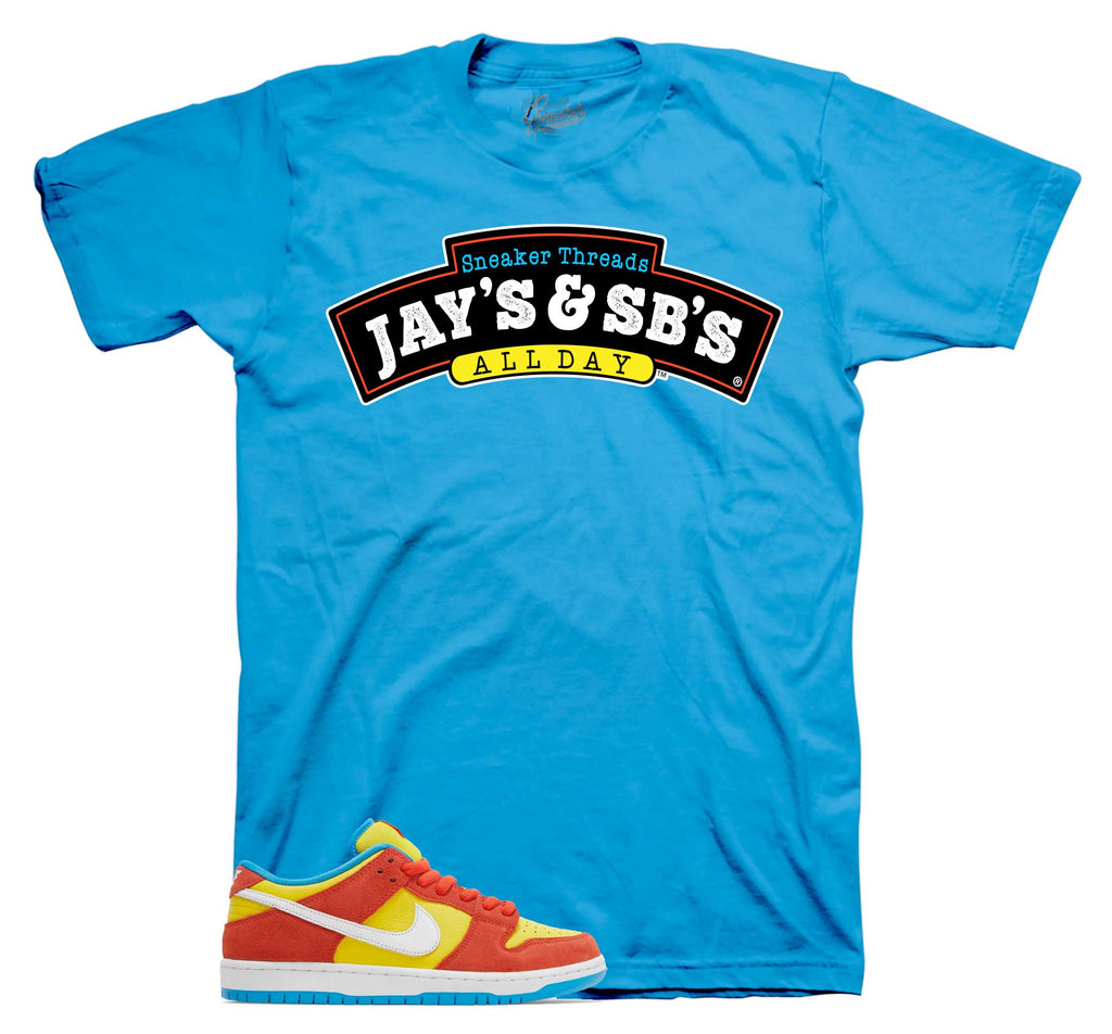Dunk SB Low Bart Jays & Sbs Shirt