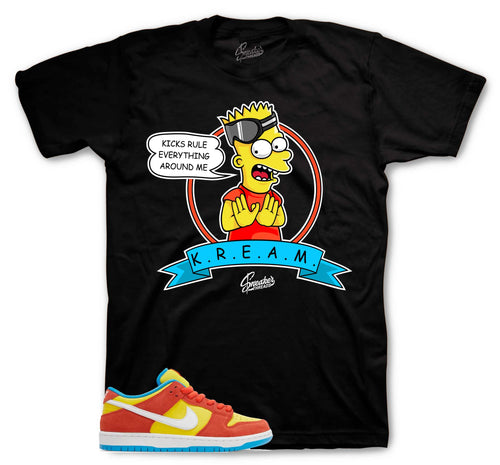 Dunk SB Low Bart Kream Shirt