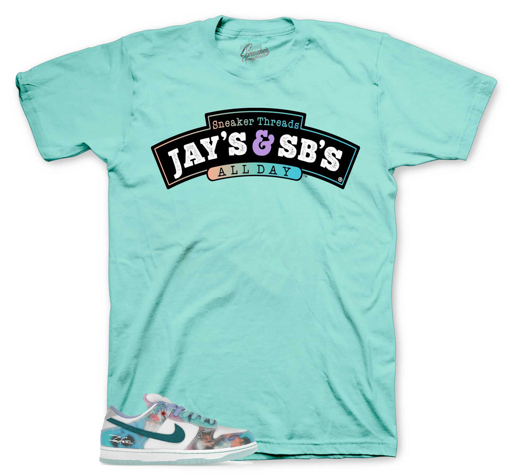 Dunk SB Low Bleached Aqua Jays & SBs Shirt