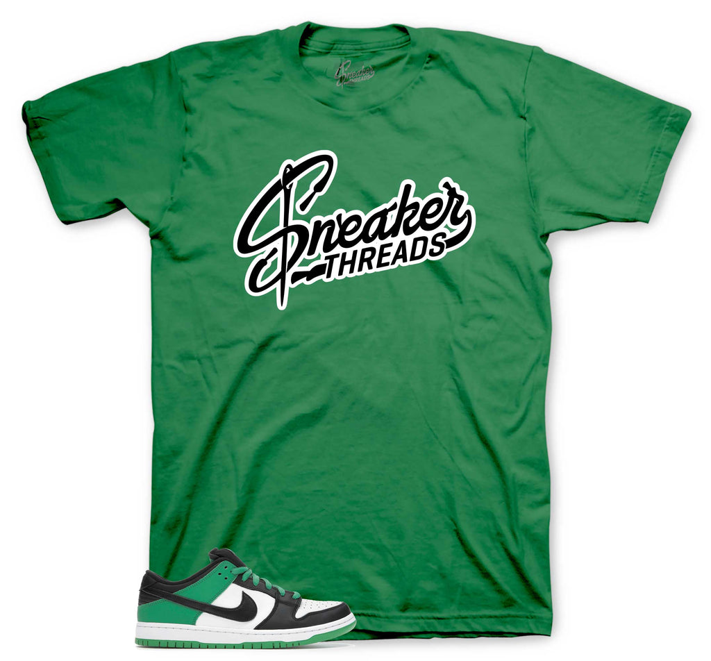 Dunk SB Low Classic Green ST Logo Shirt