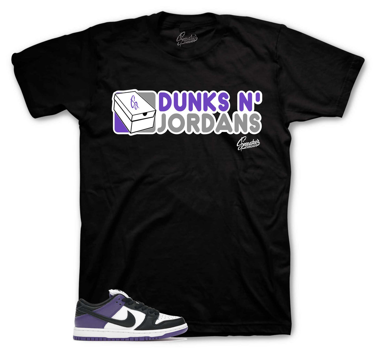 Dunk SB Low Court Purple Dunks n Jordans Shirt