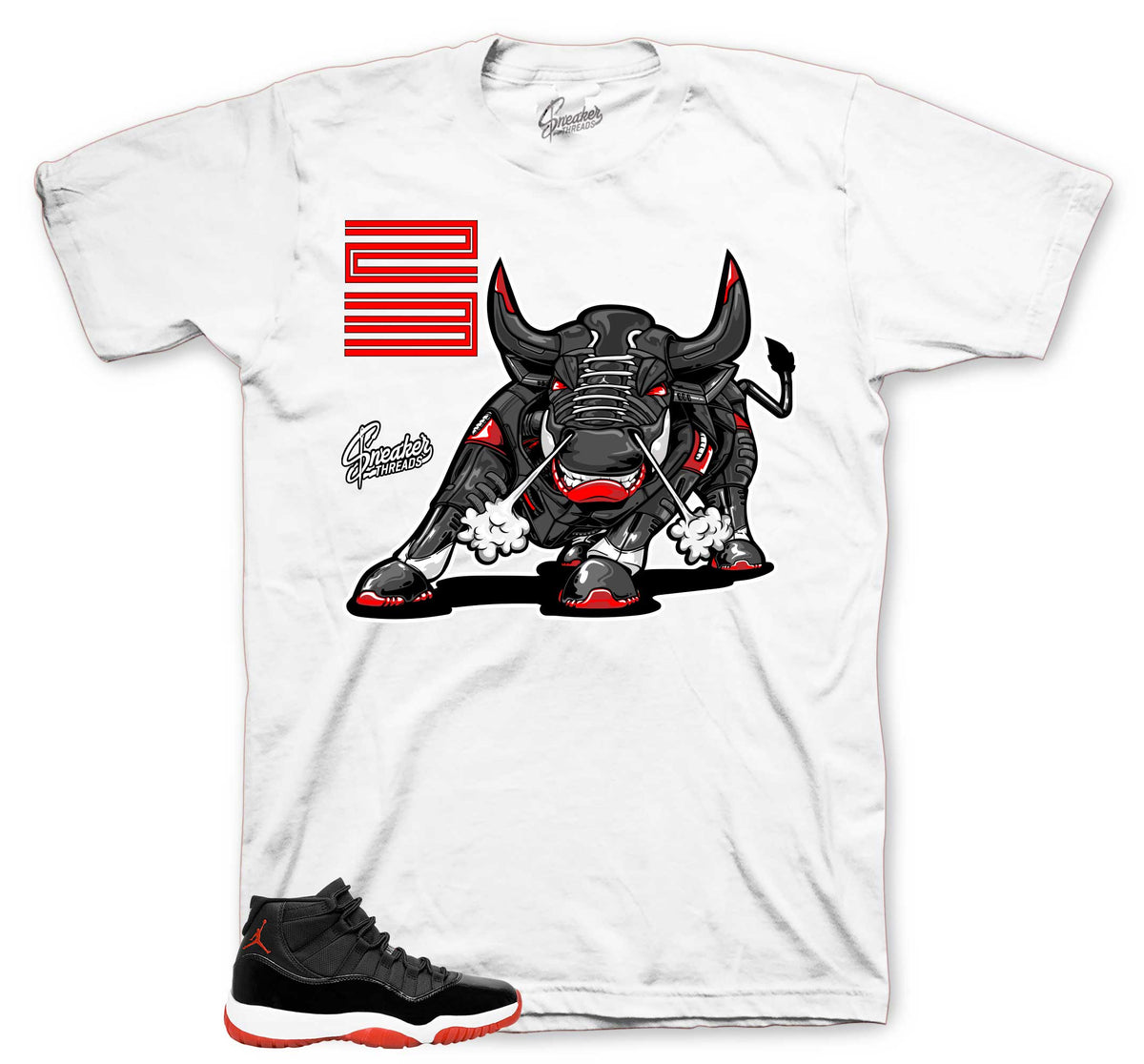 Retro 11 Bred No Bull Shirt