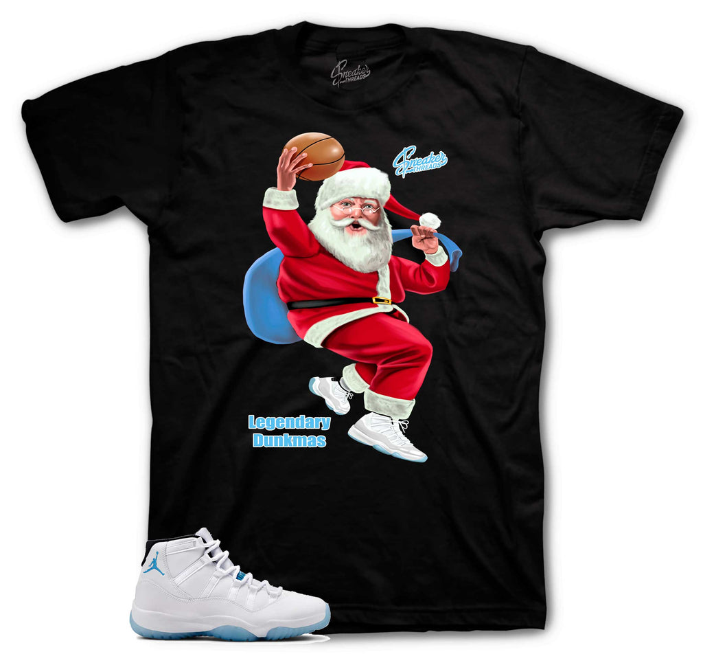 Retro 11 Legend Blue Dunkmas Shirt