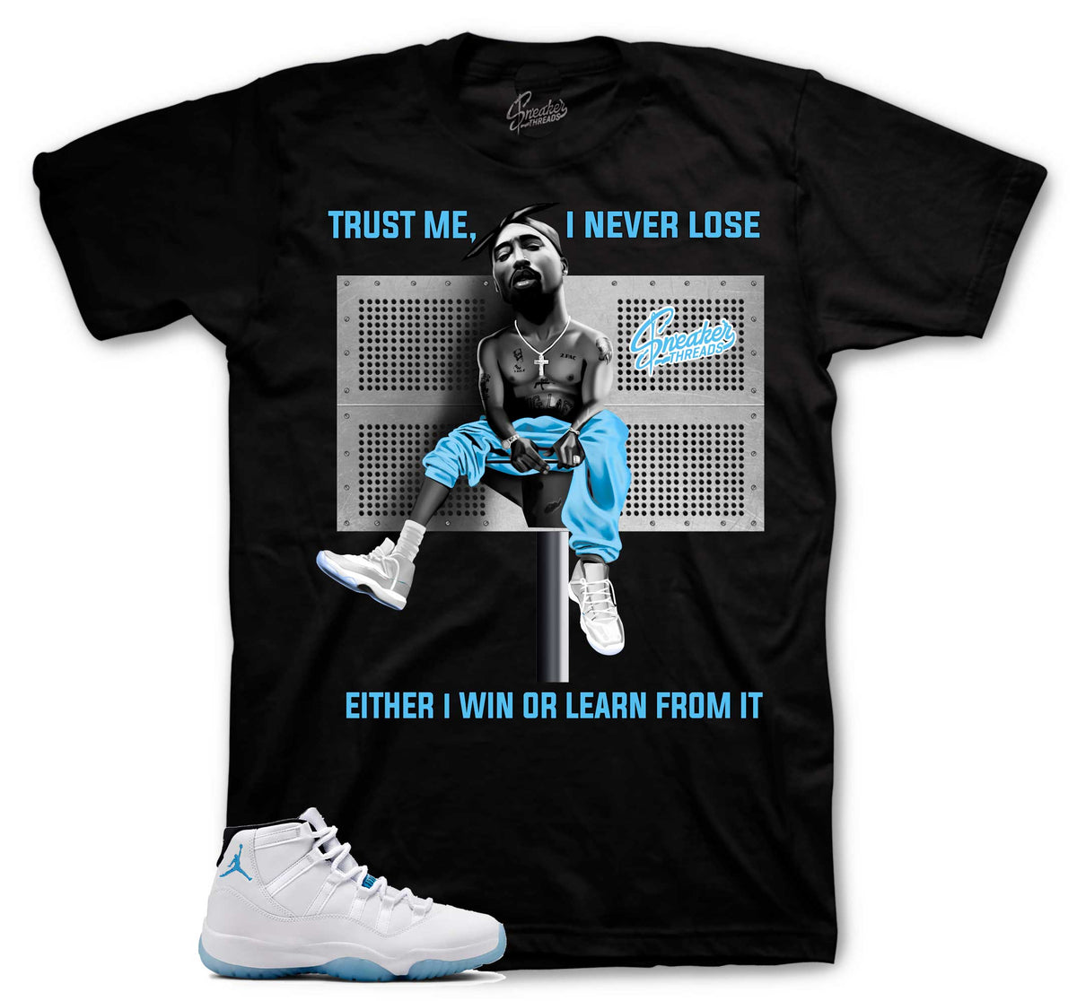 Retro 11 Legend Blue Trust Me Shirt