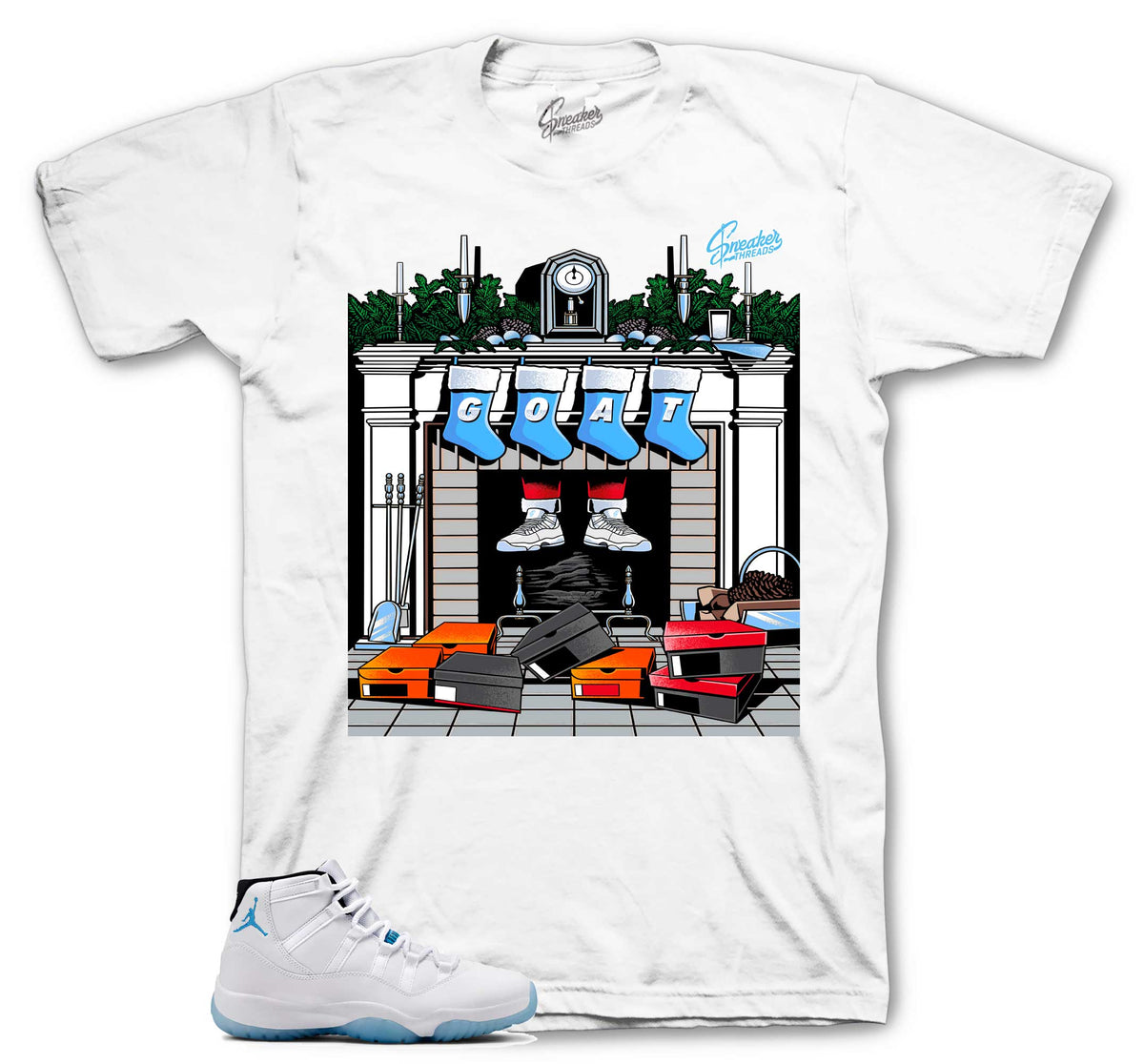 Retro 11 Legend Blue Chimney Shirt