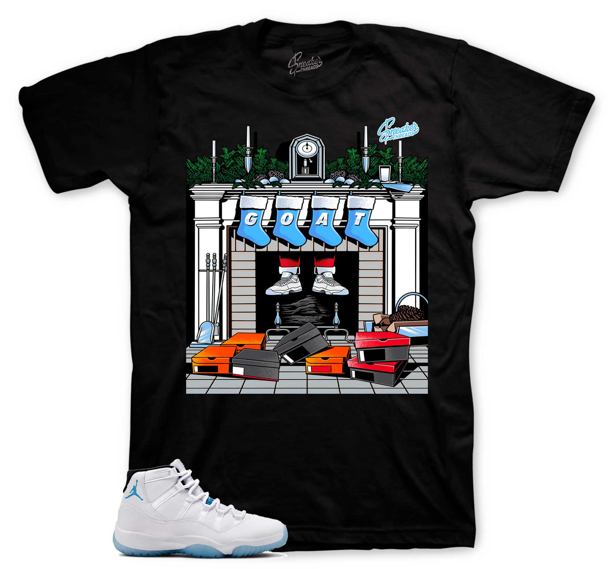 Retro 11 Legend Blue Chimney Shirt