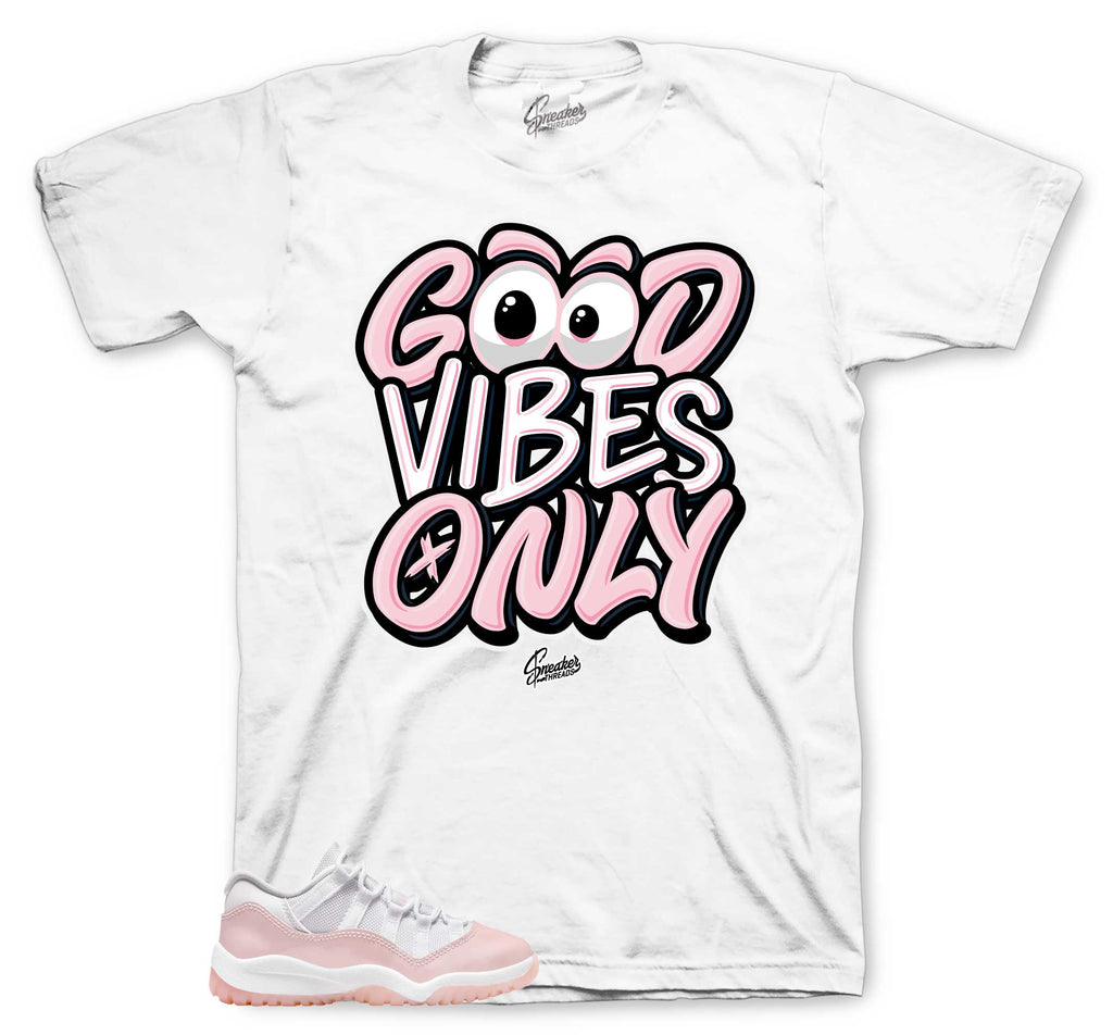 Retro 11 Low Legend Pink Good Vibes Only Shirt