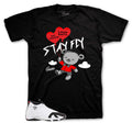 Retro 14 Black Toe Money Over Love Shirt