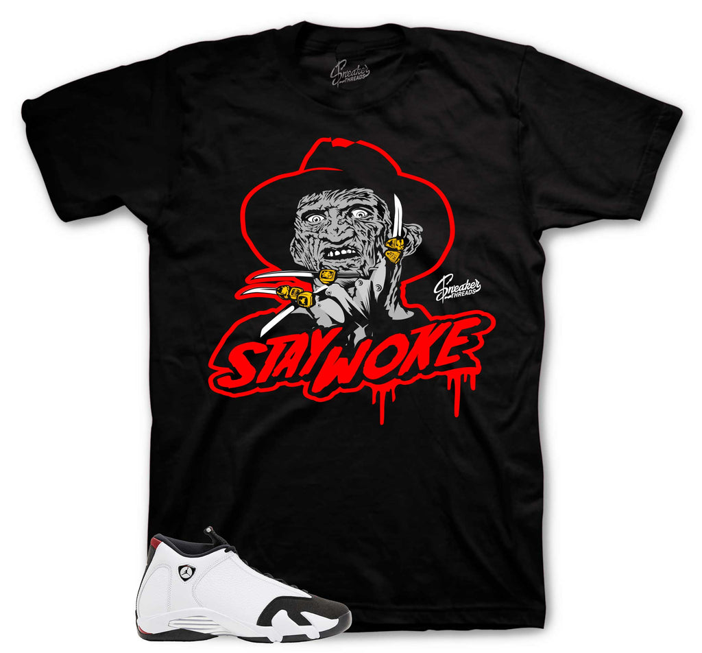 Retro 14 Black Toe Stay Woke Shirt