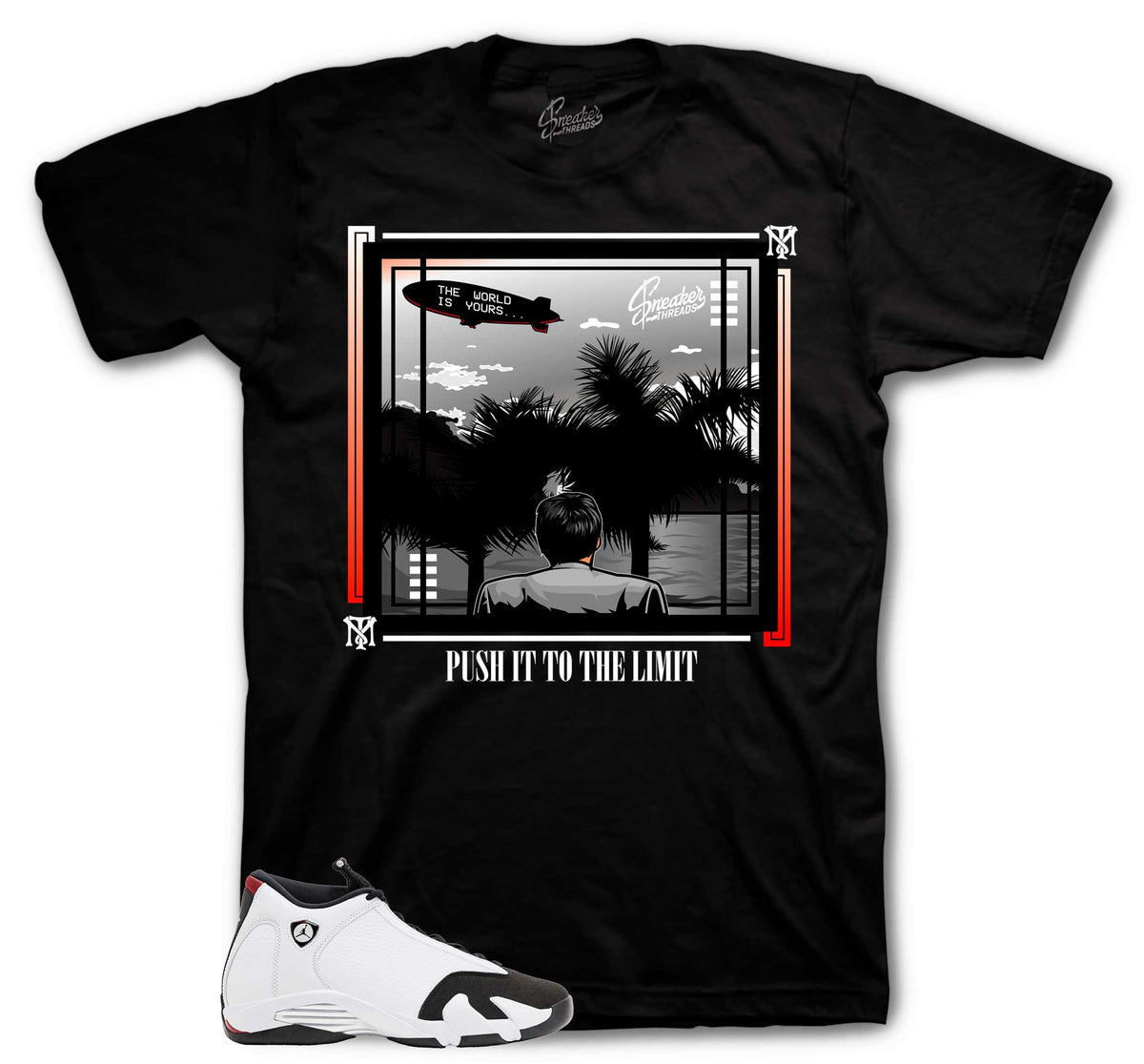 Retro 14 Black Toe World Shirt