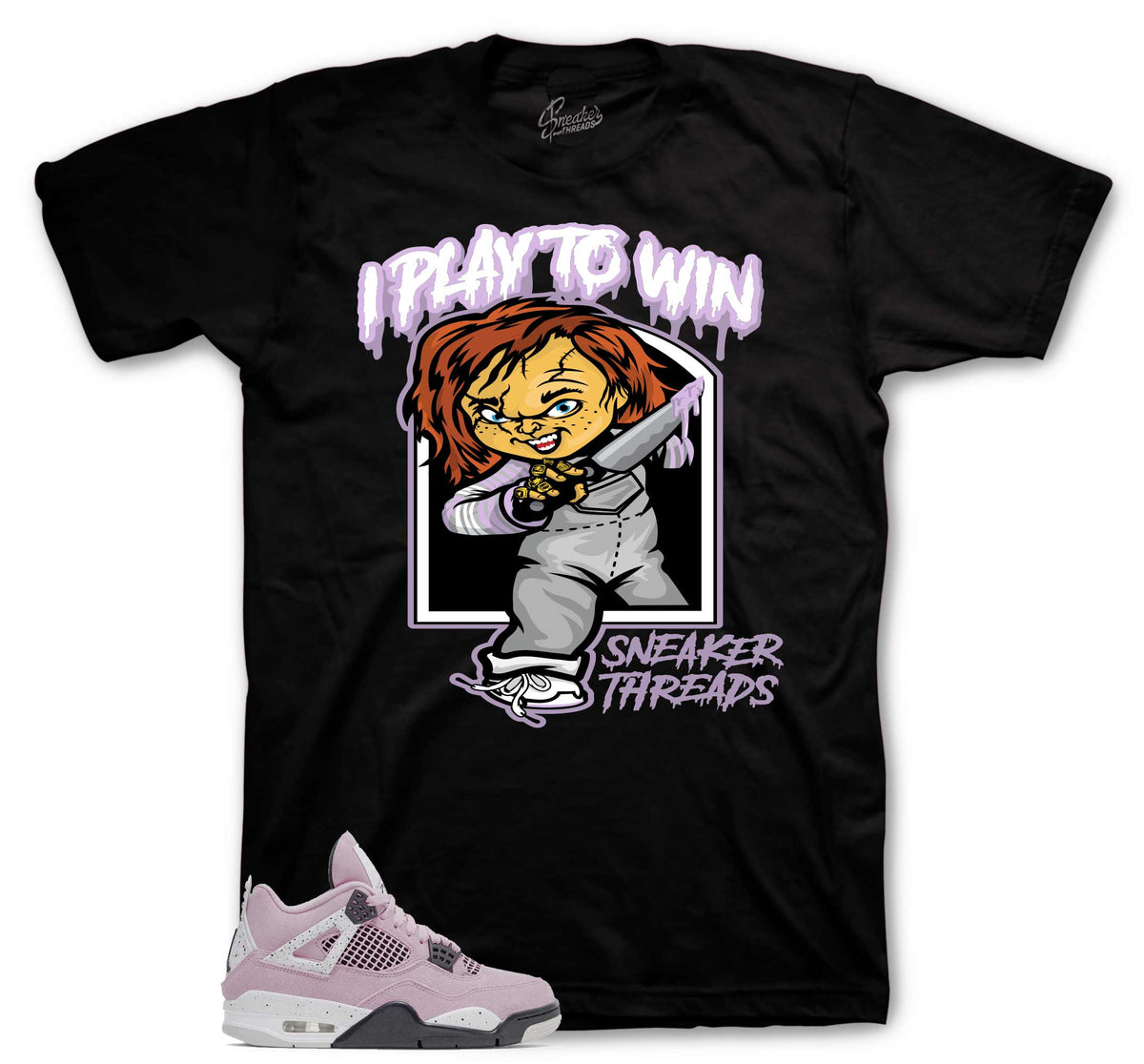 Retro 4 Orchid Play To Win Shirt