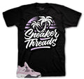 Retro 4 Orchid ST Palms Shirt