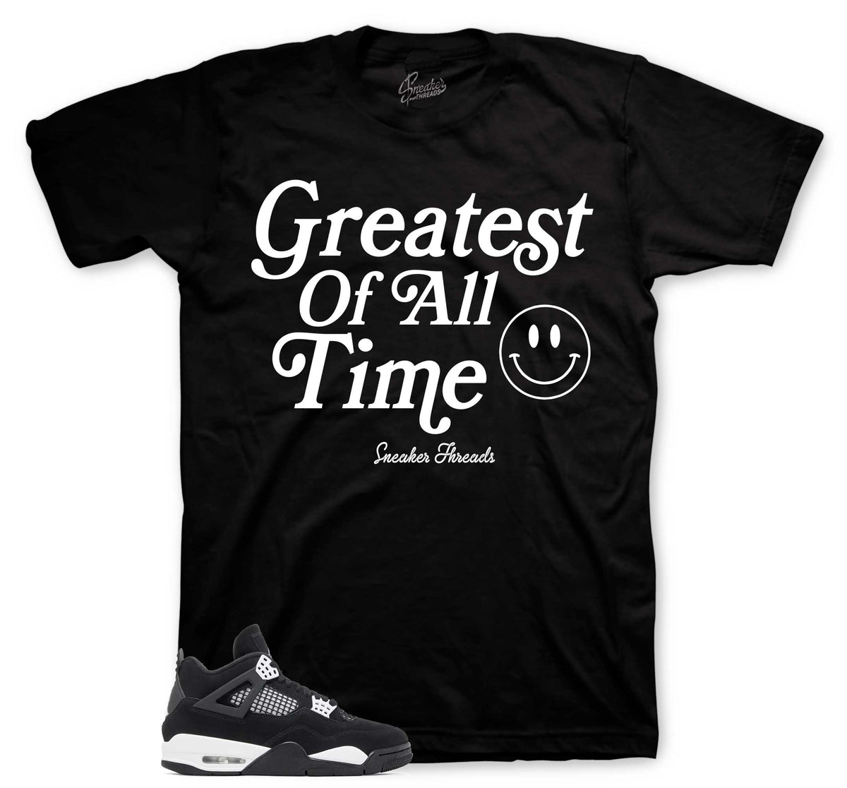 Retro 4 White Thunder Goat Shirt