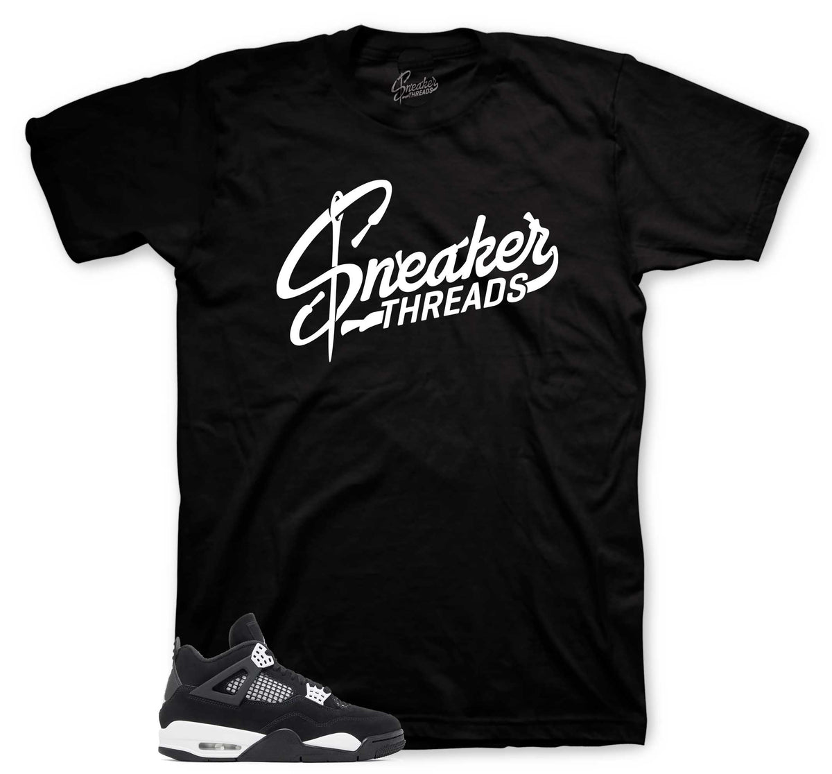 Retro 4 White Thunder ST Logo Shirt