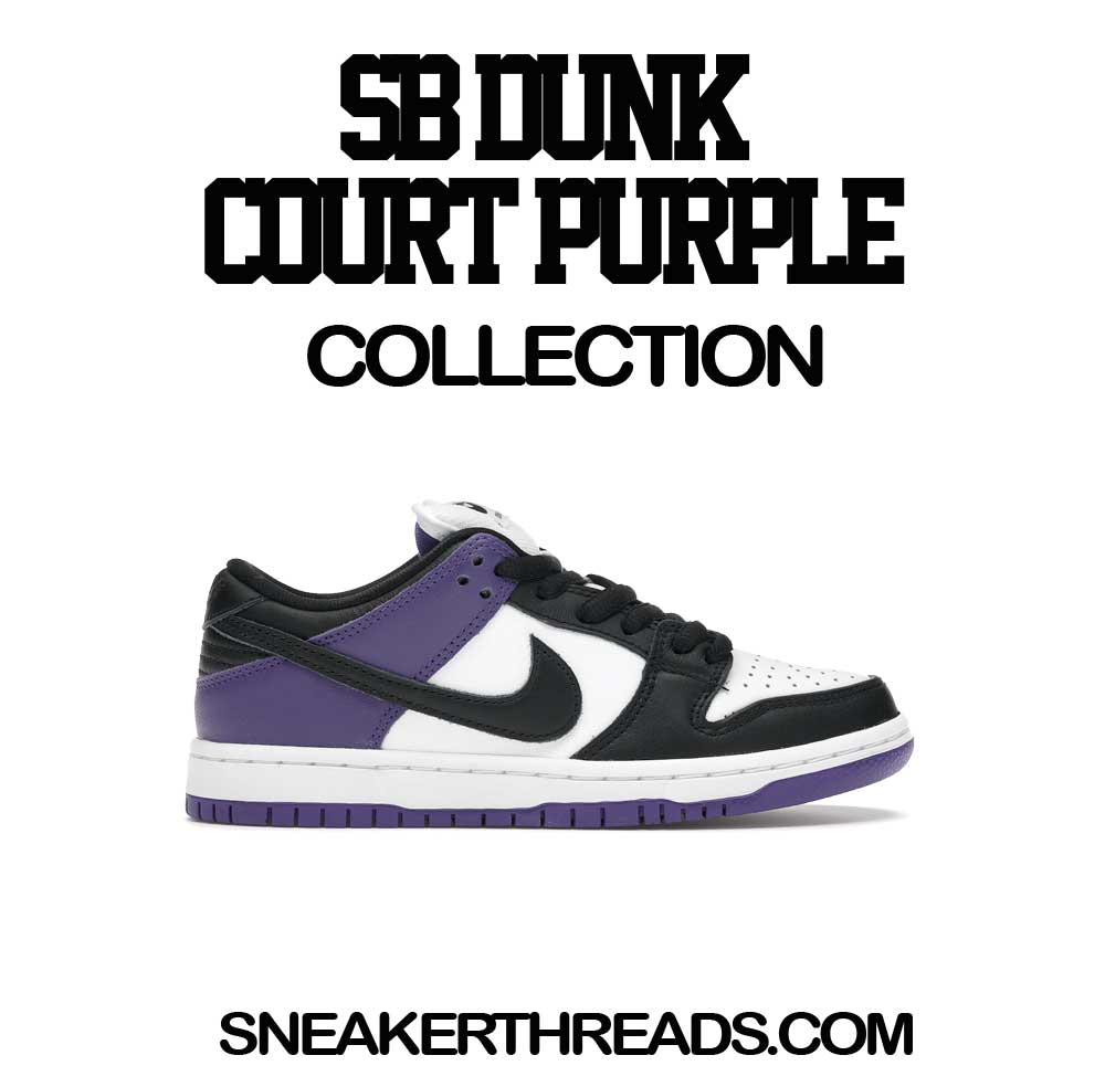 Dunk SB Low Court Purple Clean Pair Shirt