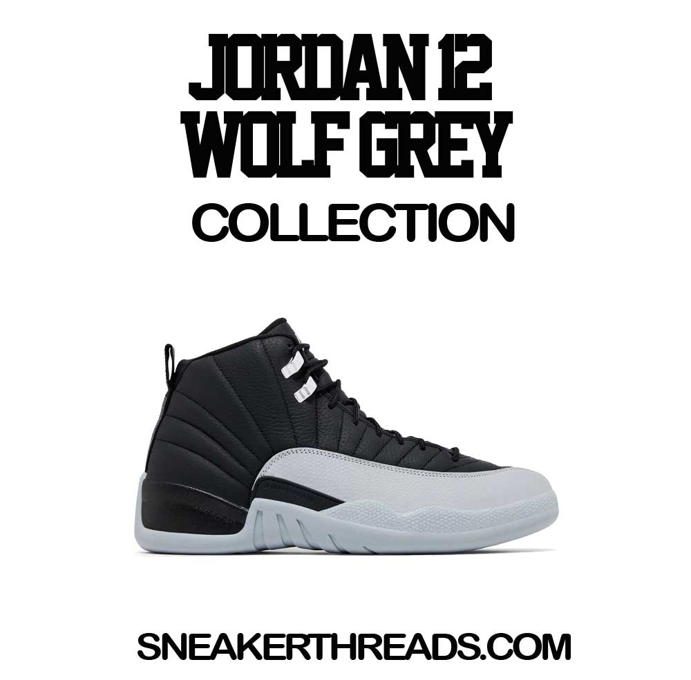 Retro 12 Wolf Grey Lone Wolf Hoody