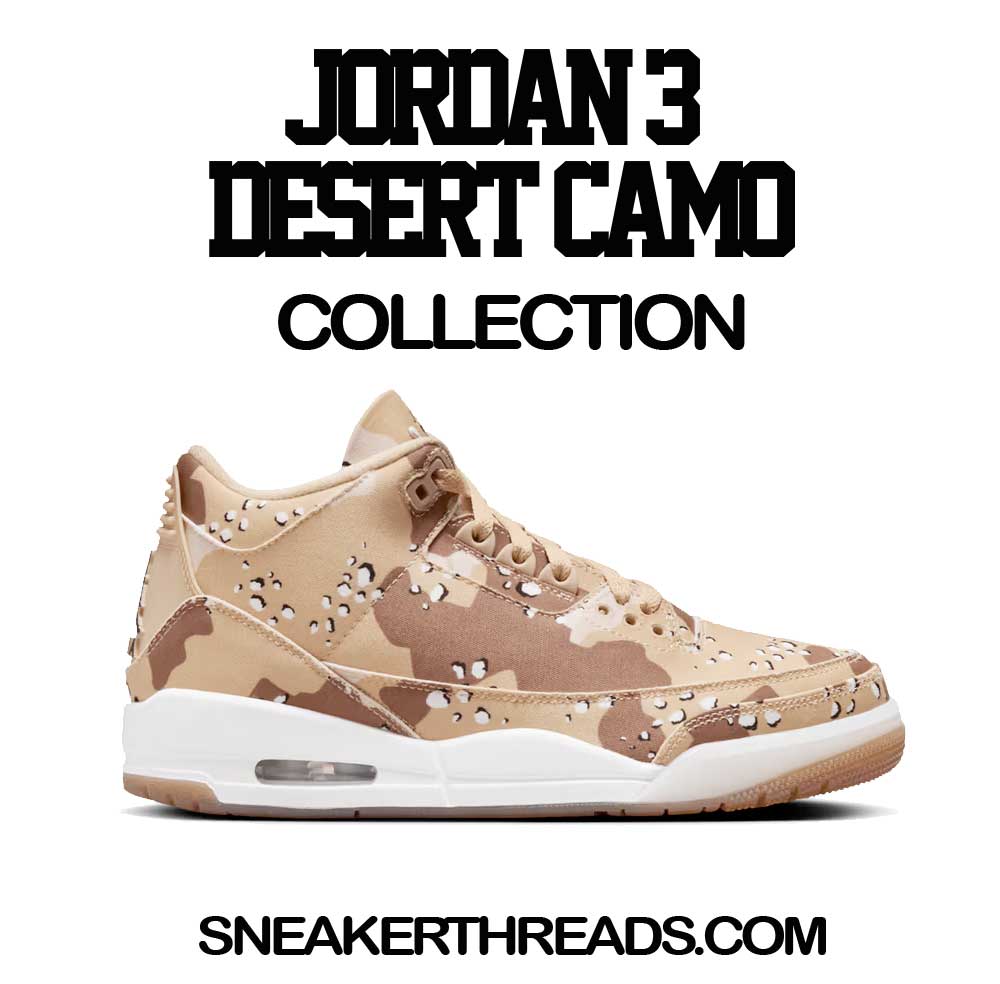 Retro 3 Desert Camo Never Discuss Shirt