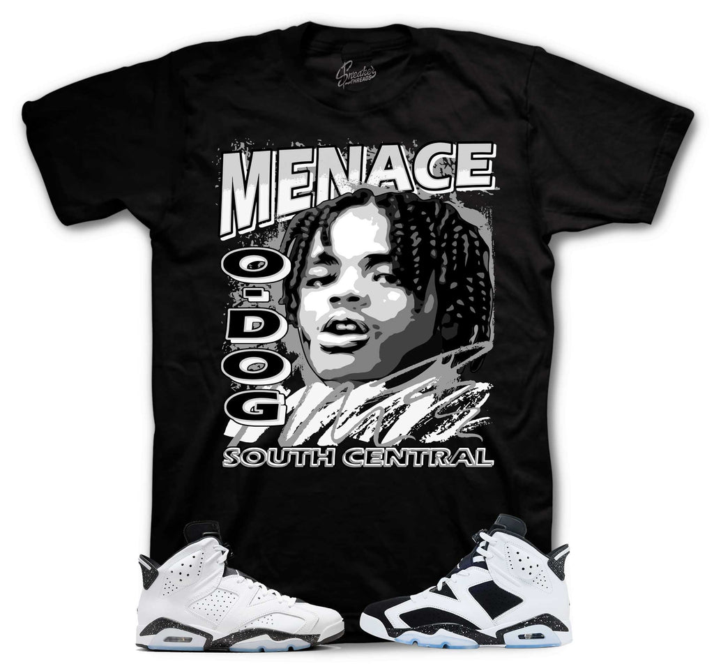 Retro 6 White Black Nineties Shirt
