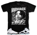 Retro 6 White Black Nineties Shirt