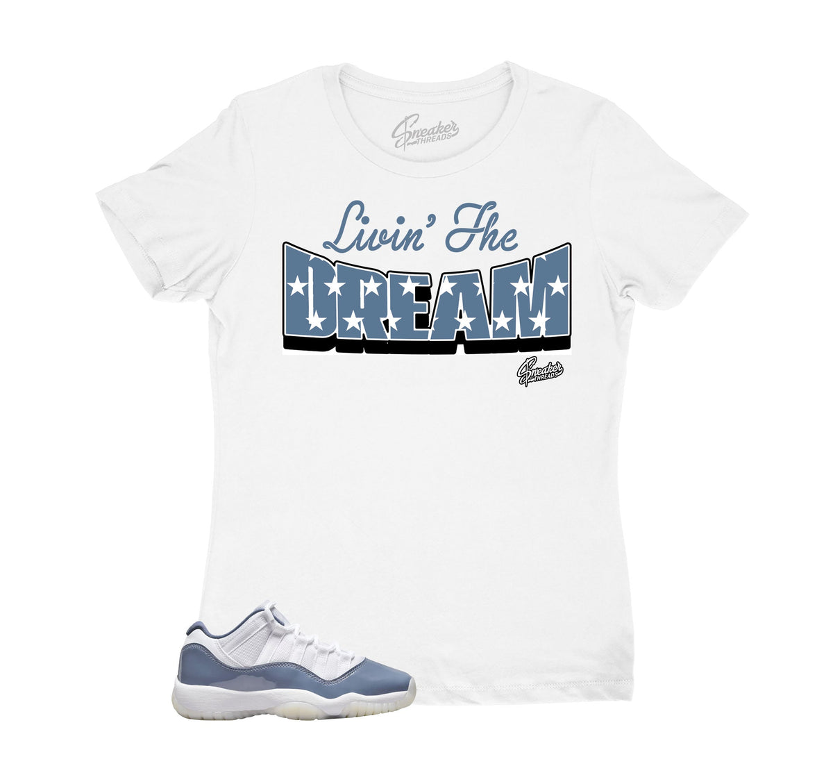 Womens - Diffused Blue 11 Living The Dream Shirt