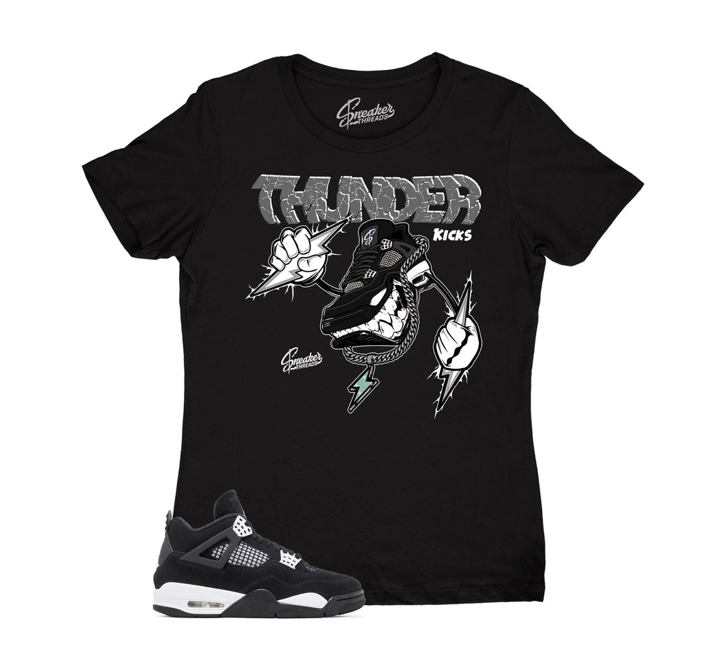 Womens - White Thunder 4 Fly Kicks Shirt