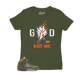 Womens - Olive 5 Gods plan Shirt