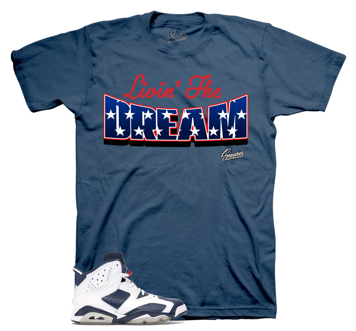 Retro 6 Olympic Living The Dream Shirt