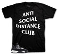 Retro 4 White Thunder Social Distance Shirt