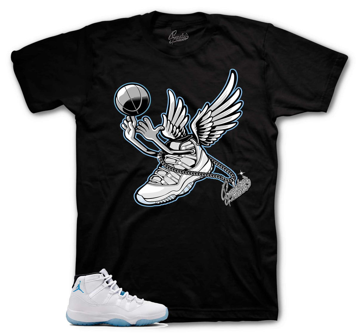 Retro 11 Legend Blue Fly Kicks Shirt